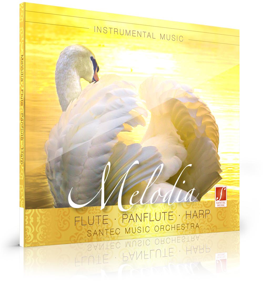 CD Melodia Wellknown Melodies with Harp and Pan Flute