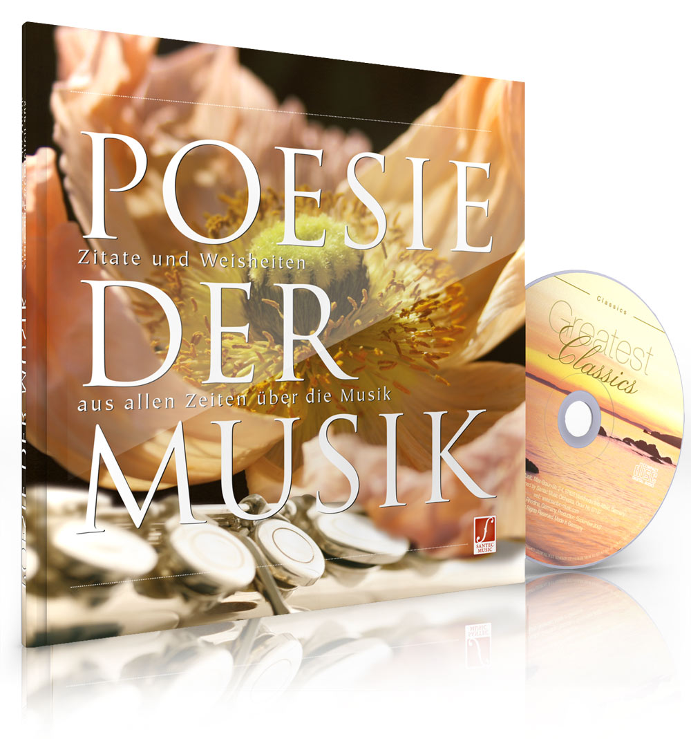 Poesie der Musik Bildband mit Naturfotos und Zitaten zur Musik aus der CD Grea